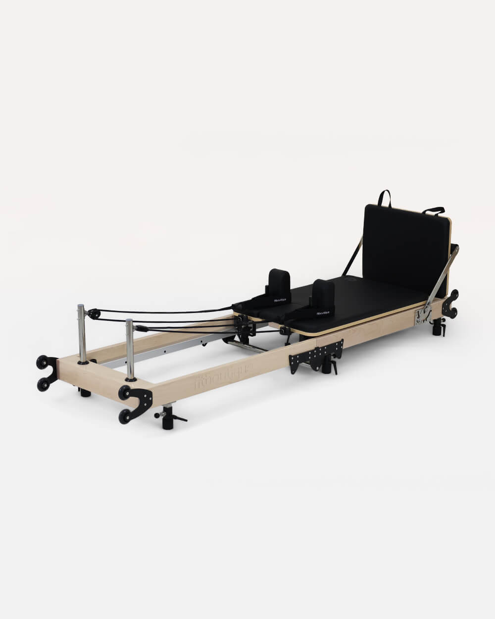 FitBoutique Maple Crest Reformer - Foldable Maple Wood Pilates Reformer
